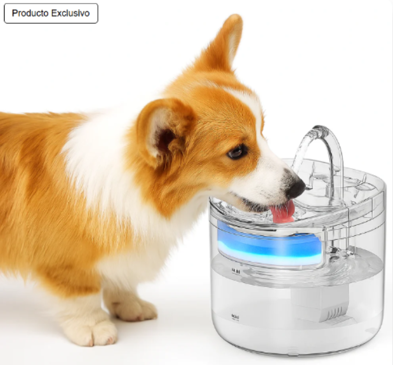 Fuente de Agua Automática para Mascotas Purificador