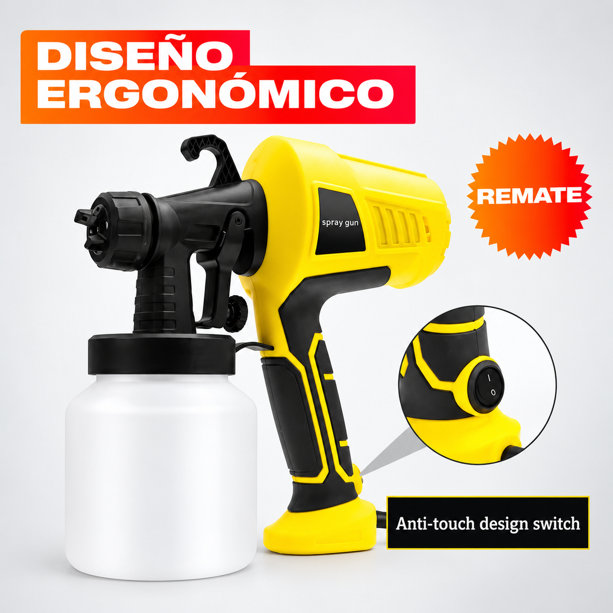 Comprensor de pintura eléctrico Multifuncional